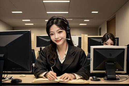 業務員女性客服人物肖像攝影圖 專業形象與情感聯結的視覺呈現